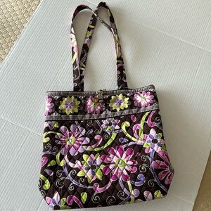 *LIKE NEW* Vera Bradley “Purple Punch” Quilted Tote Bag